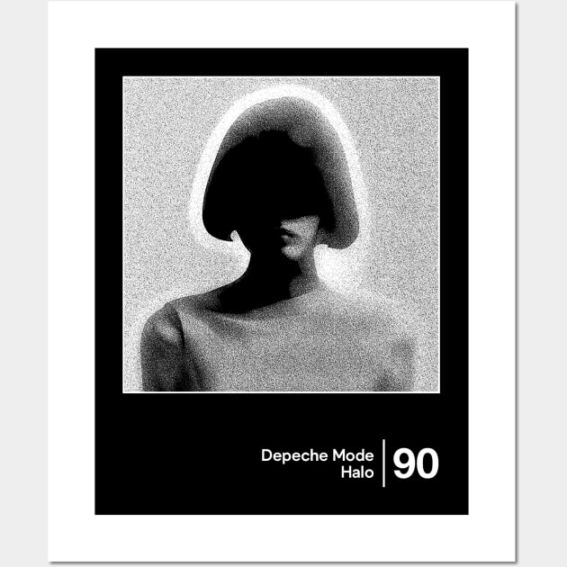Halo - Depeche Mode / Minimal Graphic Artwork Wall Art by saudade